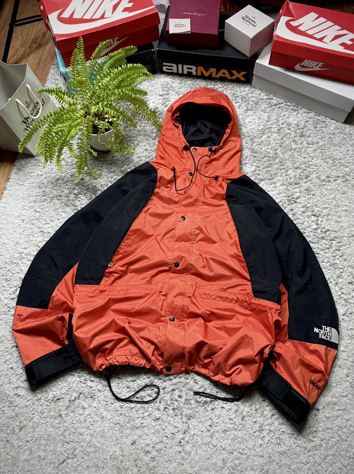 The North Face 90s TNF Gore-tex Jacket Vintage Outdoor Drill Streetwear Y2K Size US L / EU 52-54 / 3 - 2 Thumbnail