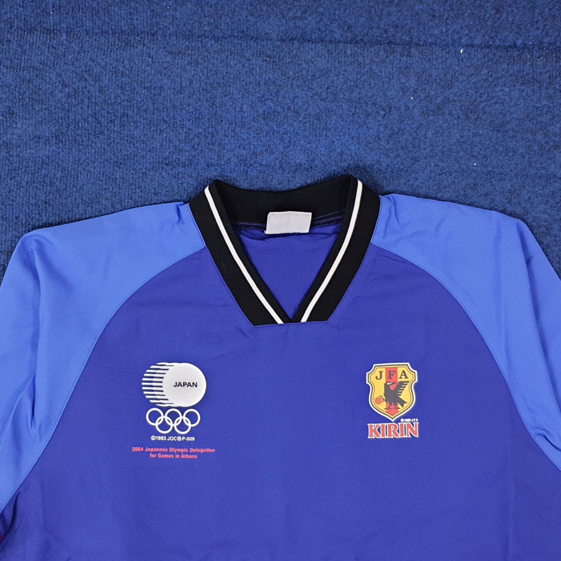Japanese Brand Vintage Japan 2004 Olympic Games Jersey Pullover C242N10 Size US XL / EU 56 / 4 - 2 Thumbnail