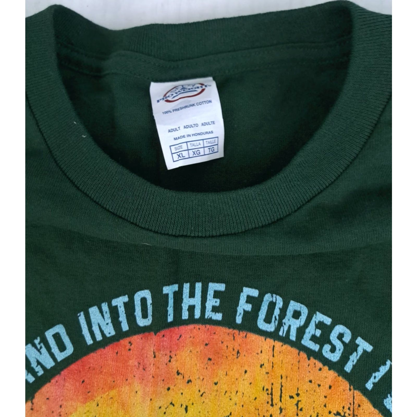 Delta VINTAGE Delta Pro Weight T-Shirt Long Sleeve 90s Camping Green XL Unisex Adults Mens Womens Size US XL / EU 56 / 4 - 5 Thumbnail