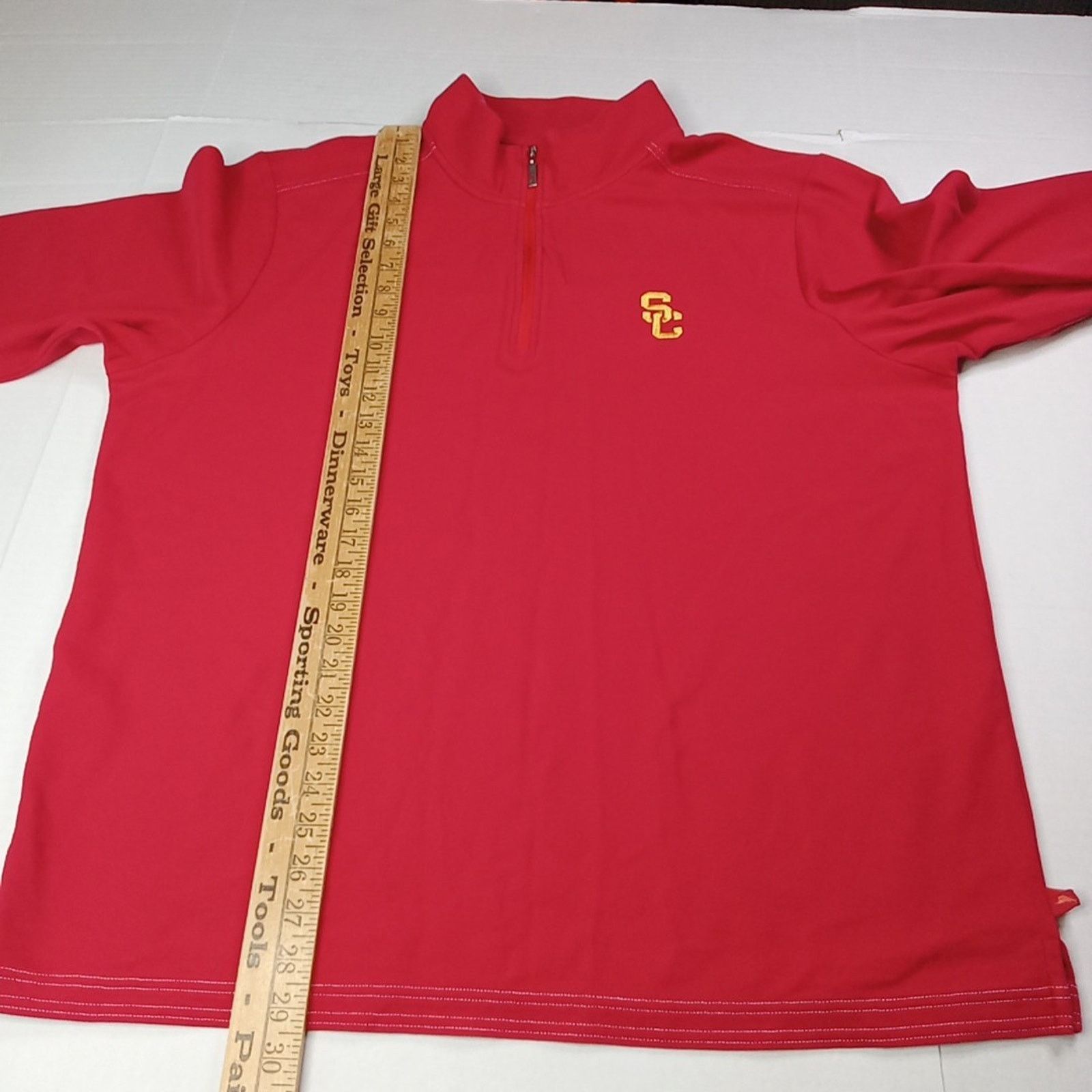Tommy Bahama Tommy Bahama Mens Red (USC) Quarter Zip Knit Sweater Size XL Size US XL / EU 56 / 4 - 6 Thumbnail