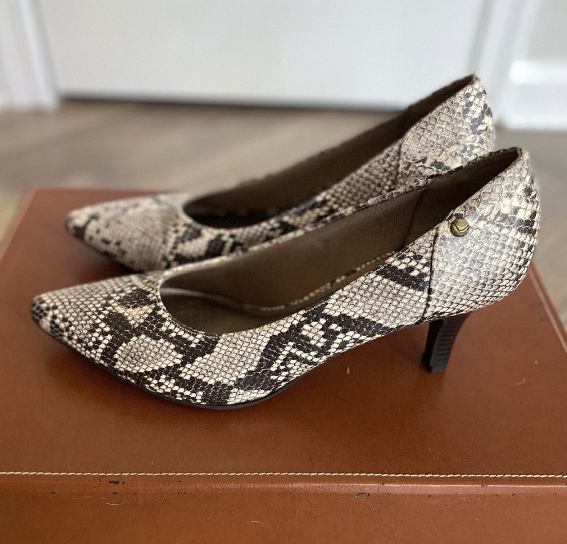 Other LIFE STRIDE SEVYN SNAKE PUMPS POINTED TOE HEELS SZ 11 Size US 11 / IT 41 - 8 Thumbnail
