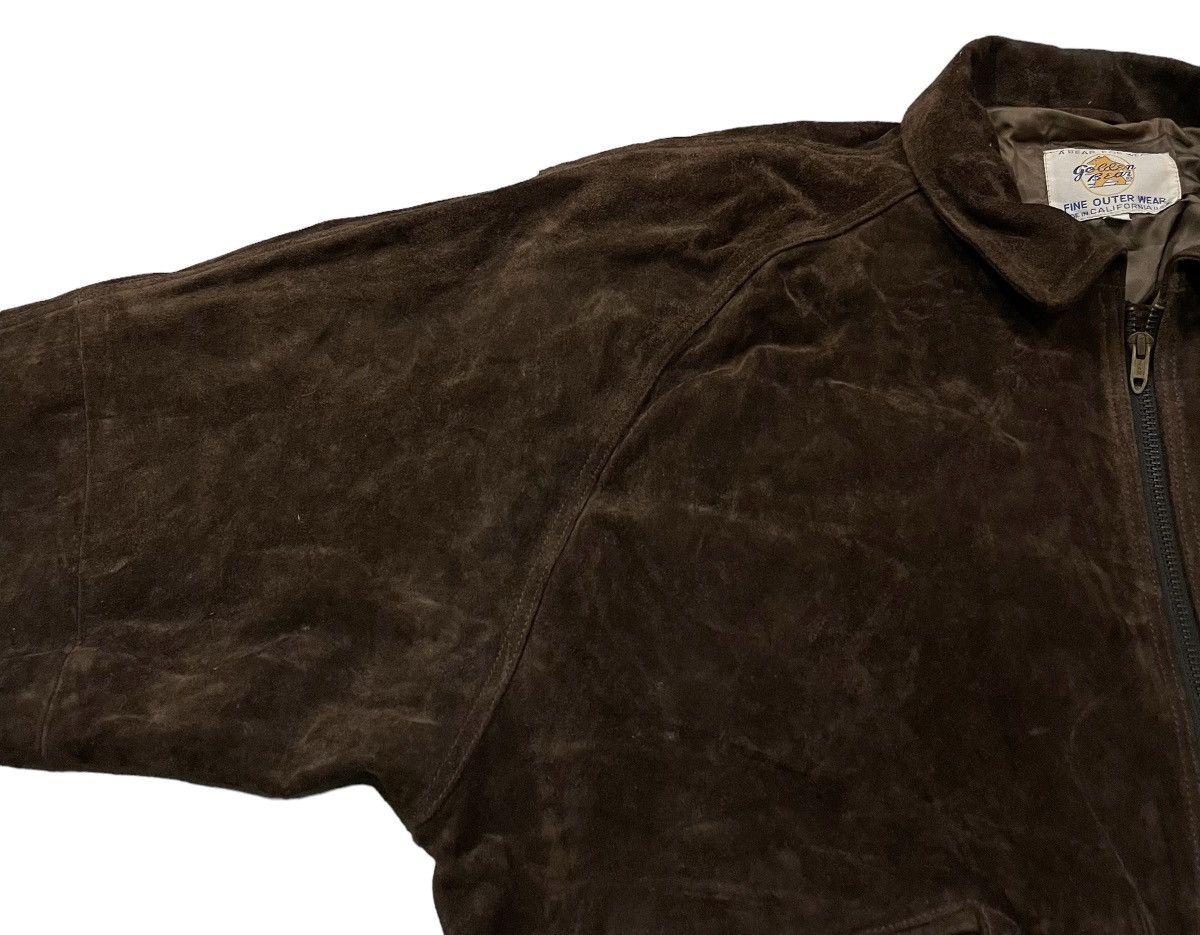 Golden Bear Vintage Golden Bear Talon Zipper USA Suede Leather Jacket Size US L / EU 52-54 / 3 - 5 Thumbnail