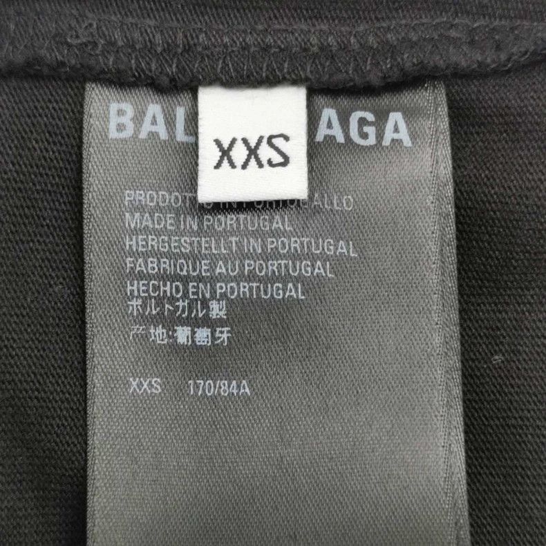 Balenciaga Balenciaga Cotton Letter Logo Crewneck Short Sleeve T-Shir Size US XXS / EU 40 - 6 Thumbnail