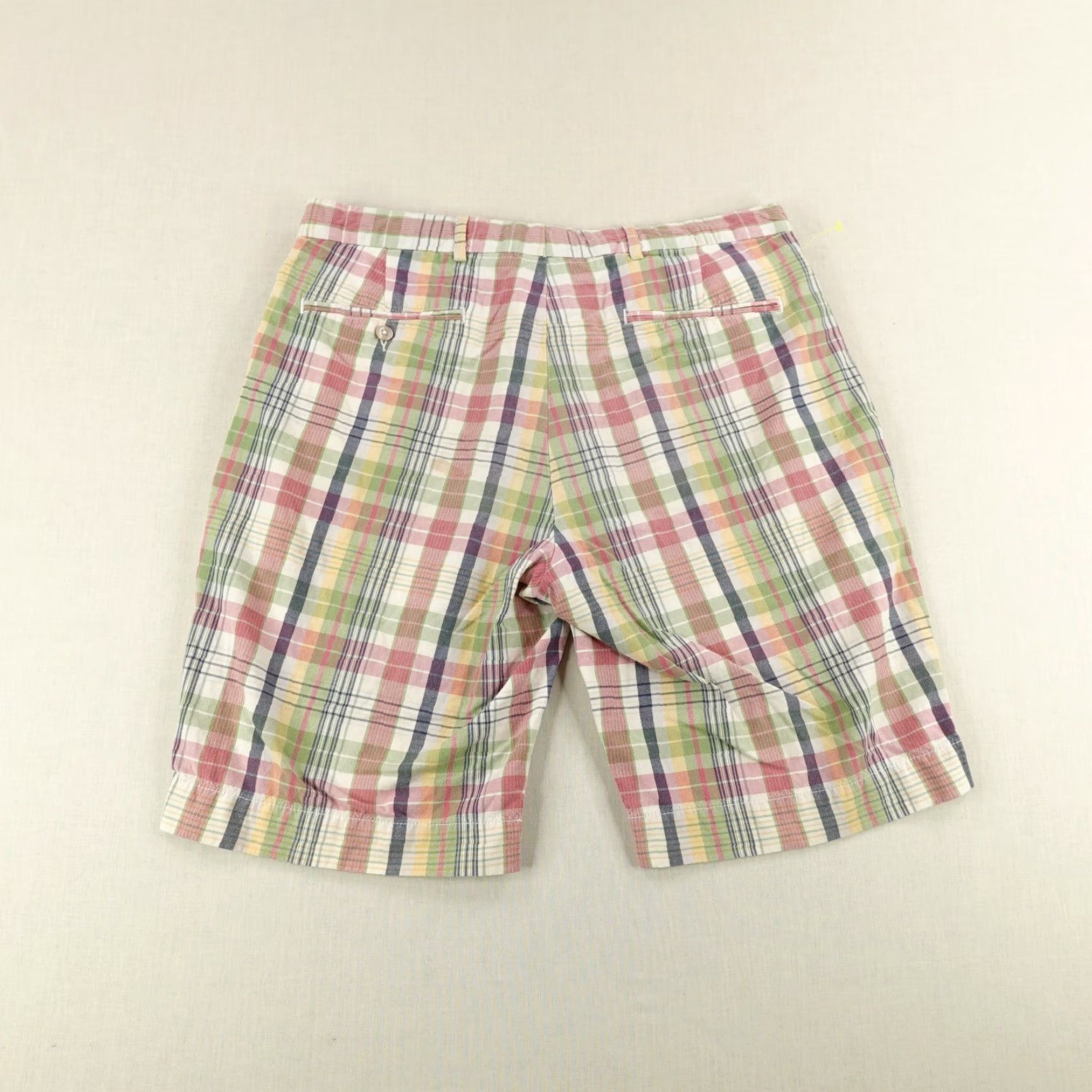 Polo Ralph Lauren VINTAGE Polo Ralph Lauren Shorts Mens 34 Pink Green Madras Plaid Chino Hook Eye Casual Size US M / EU 48-50 / 2 - 5 Thumbnail