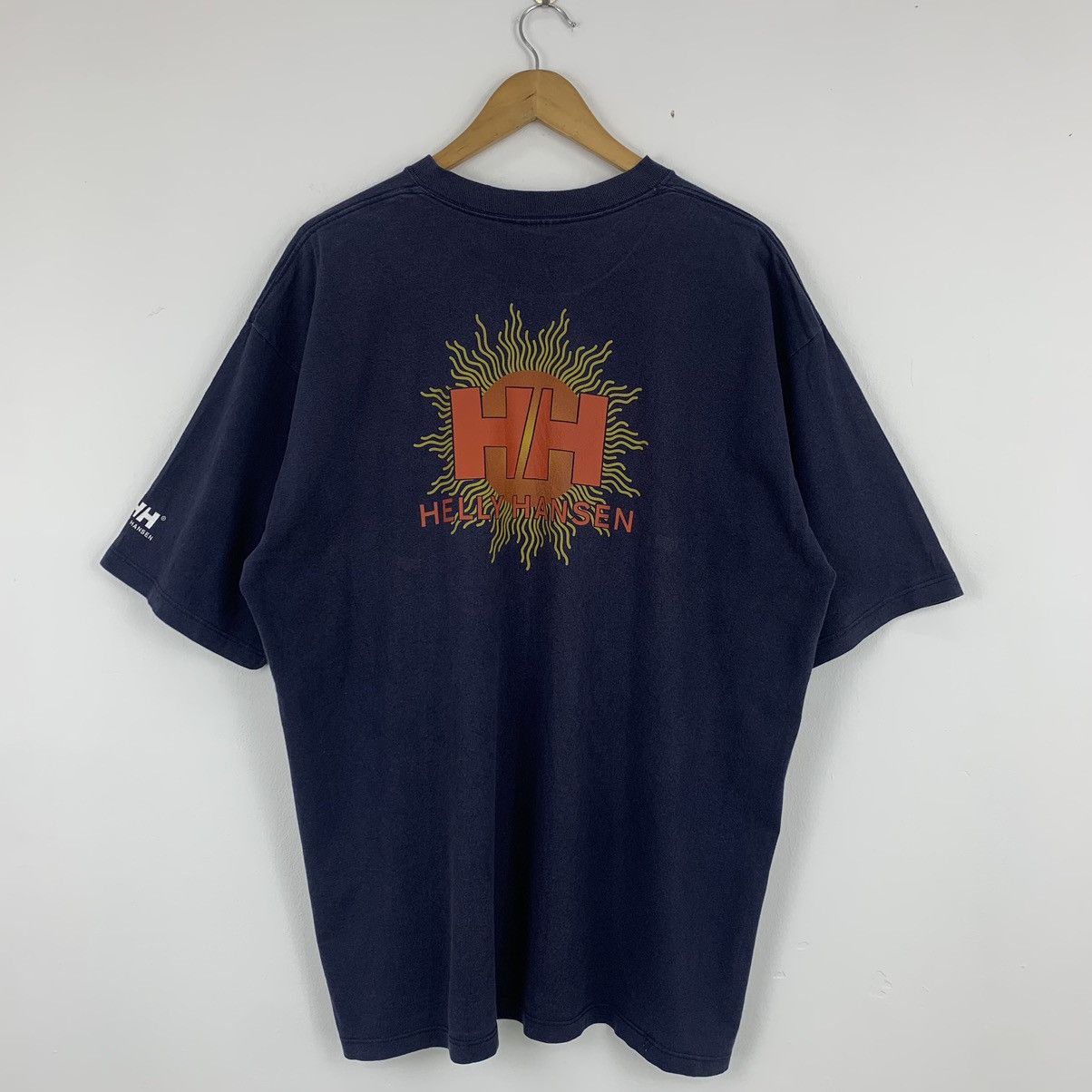 Helly Hansen × Vintage Vintage 90’s Helly Hansen Backhit T-Shirt Size US XL / EU 56 / 4 - 1 Thumbnail