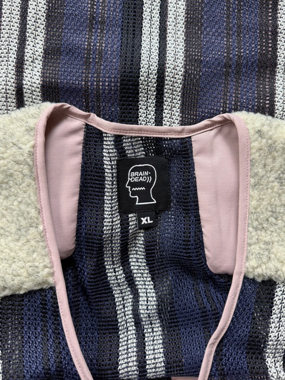 Brain Dead Brain Dead Sherpa Tactical Vest Cream / Dust Pink Mesh Side Size US XL / EU 56 / 4 - 8 Thumbnail