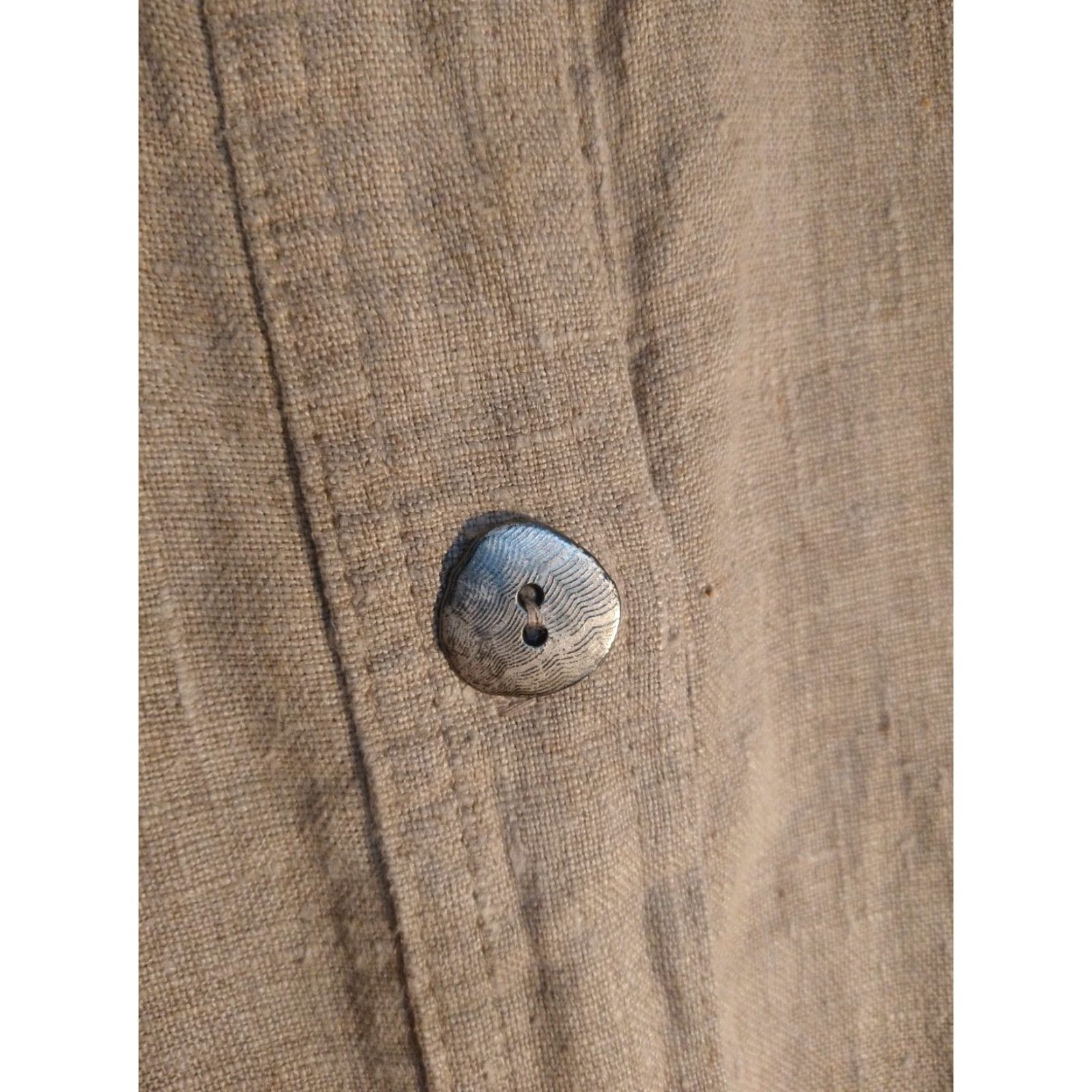 Vintage VINTAGE Studio Linen Shirt Ladies Beige 12 USA Comfort Size 12 Womens Size XL / US 12-14 / IT 48-50 - 3 Thumbnail