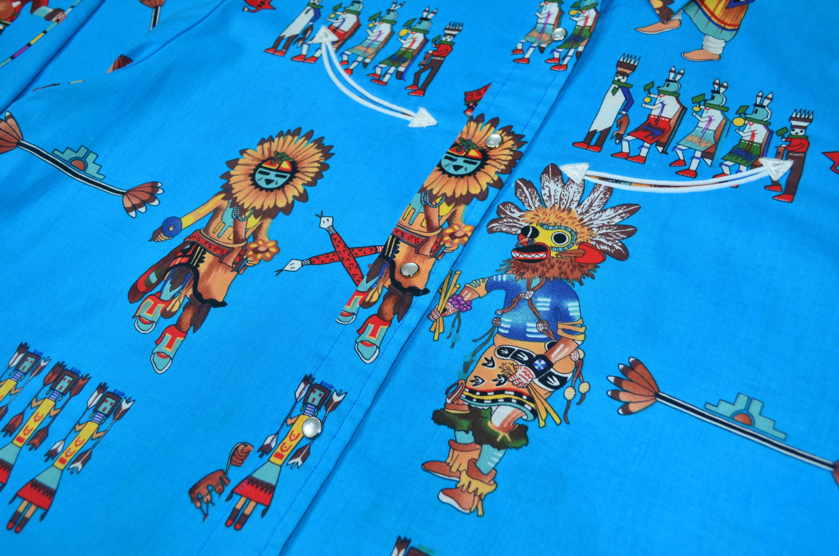 Vintage Vintage Caravan Western Apparel Indian kachina Women's Shirt Size XL / US 12-14 / IT 48-50 - 6 Thumbnail