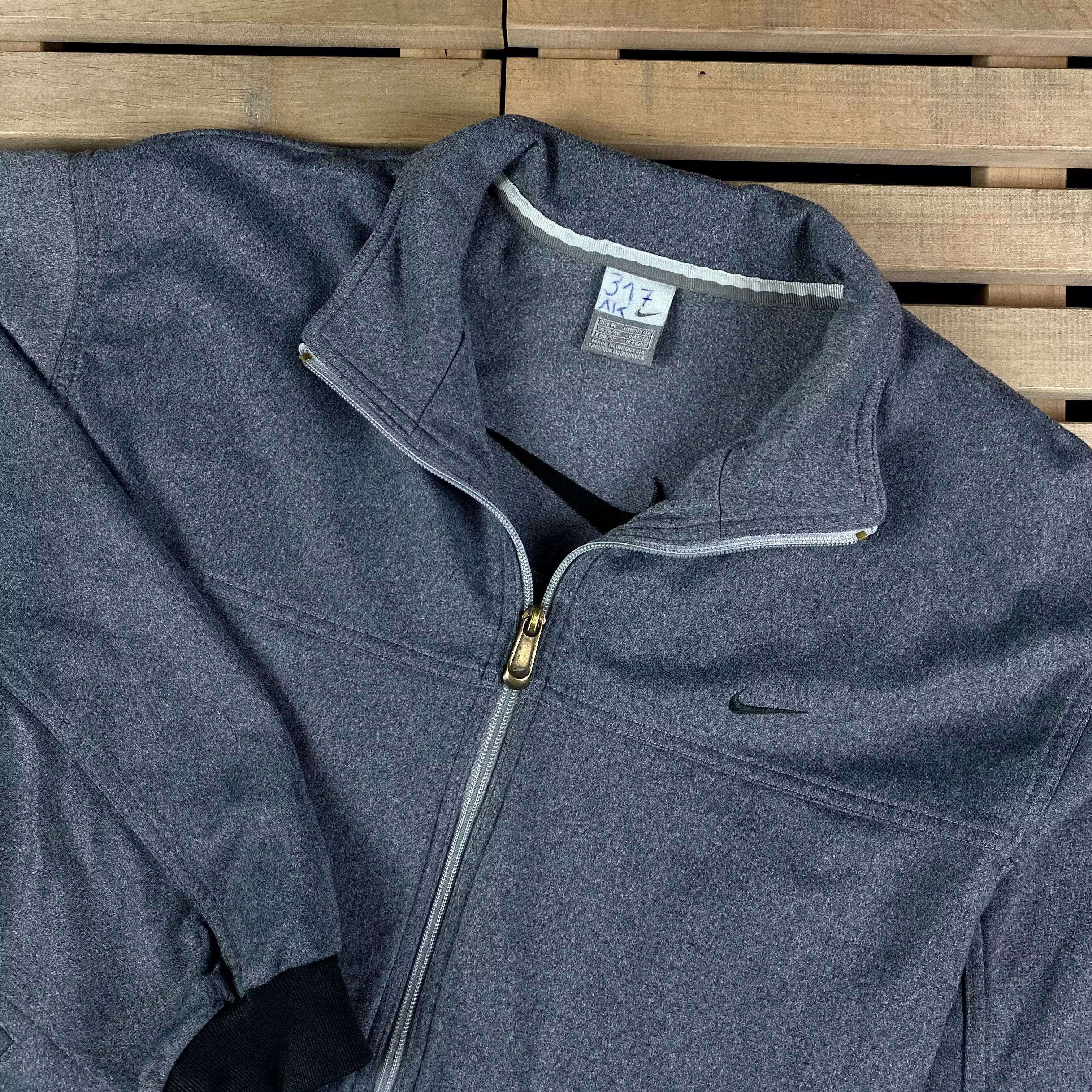 Nike × Vintage Mens Zip Track Bomber Nike Vintage Size M Size US M / EU 48-50 / 2 - 2 Thumbnail