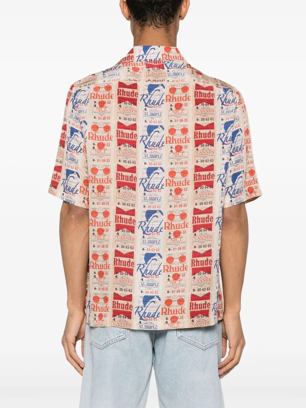 Rhude o1mle1025 Voyage DE Rhude Silk Shirt in Multicolor Size US S / EU 44-46 / 1 - 4 Thumbnail