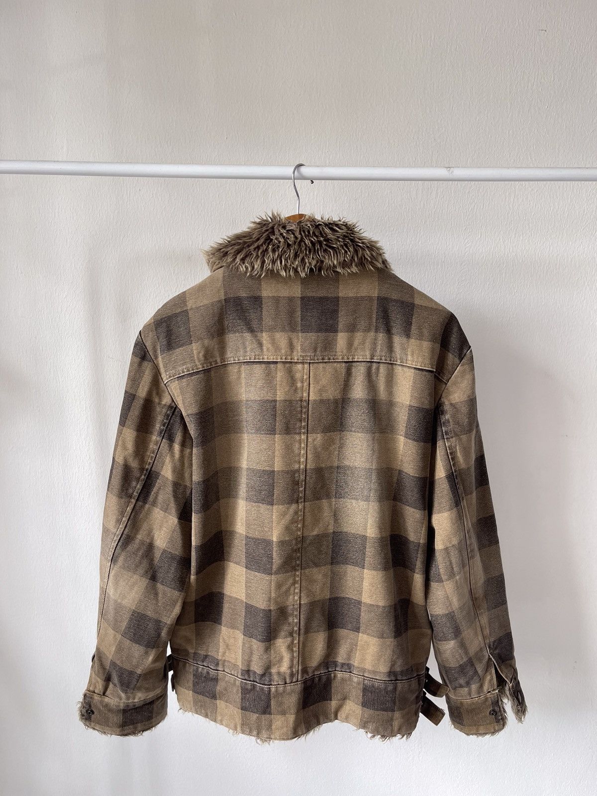 Vintage × Woolrich Woolen Mills 90s Woolrich Plaid Tartan Zip Jacket Size US L / EU 52-54 / 3 - 9 Thumbnail