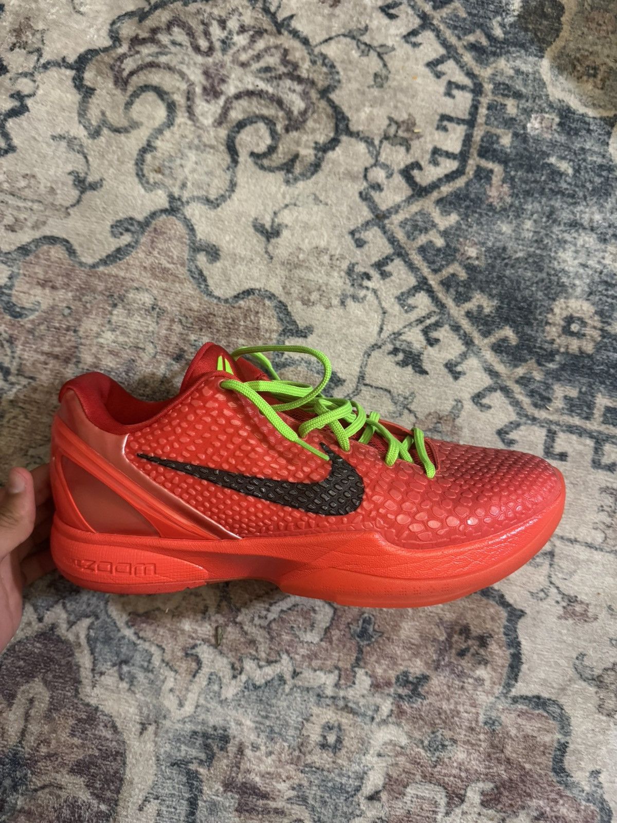 Nike Kobe 6 reverse grinches size 12 Size US 12 / EU 45 - 10 Thumbnail