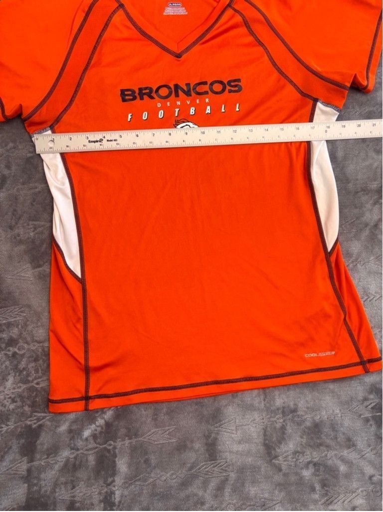 Majestic Women's Majestic Broncos T-Shirt XL Orange Size XL / US 12-14 / IT 48-50 - 2 Thumbnail