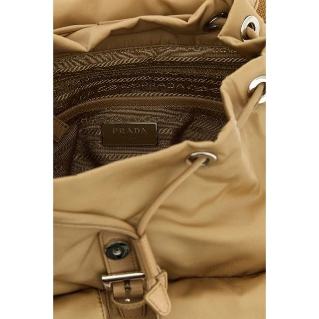 Prada PRADA $2400 Camel Brown Small Re-Nylon Backpack New & Authen Size ONE SIZE - 4 Thumbnail