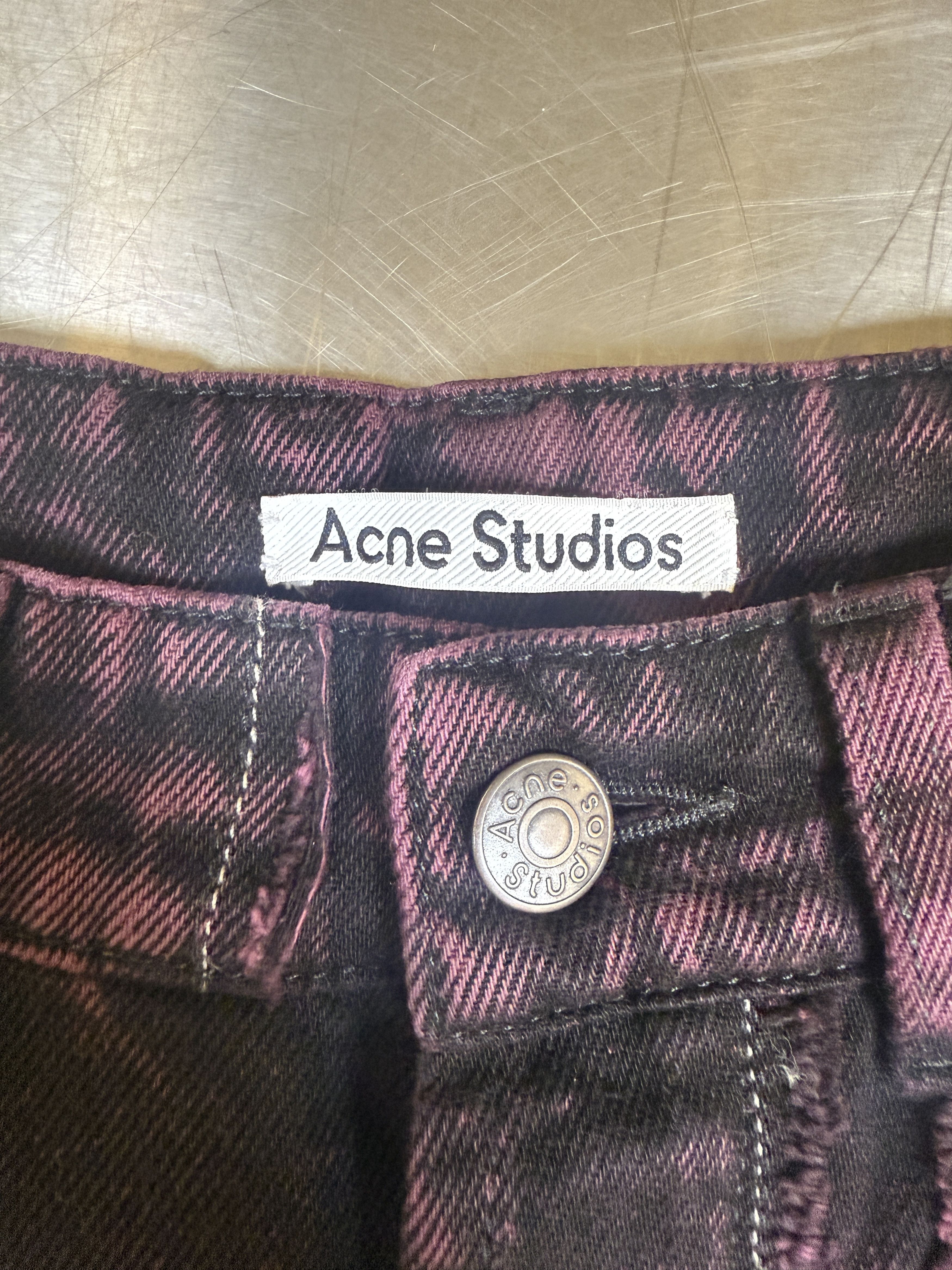 Acne Studios $950 Acne Studios Loose Fit Distressed Striped Jeans Size 27" / US 4 / IT 40 - 8 Thumbnail
