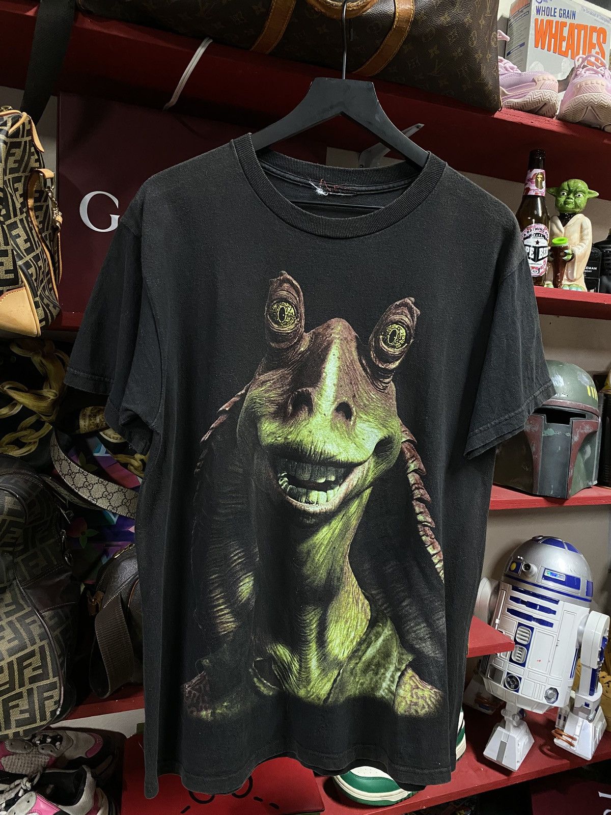 Disney Vintage 90’s Star Wars Ep 1 Jar Jar T-Shirt Adult Medium Size US M / EU 48-50 / 2 - 3 Thumbnail