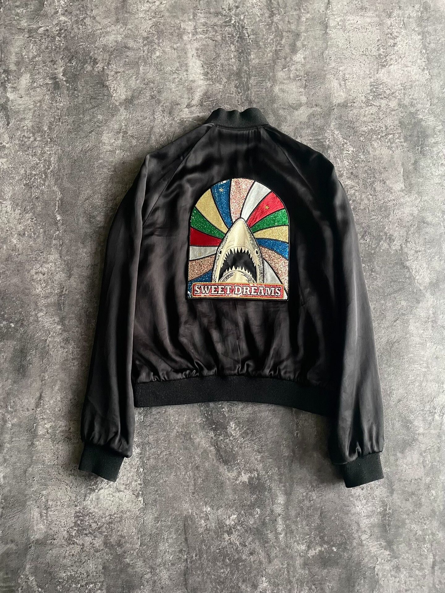 Saint Laurent Paris saint laurent silk sharkskin bomber jacket Size US L / EU 52-54 / 3 - 1 Thumbnail