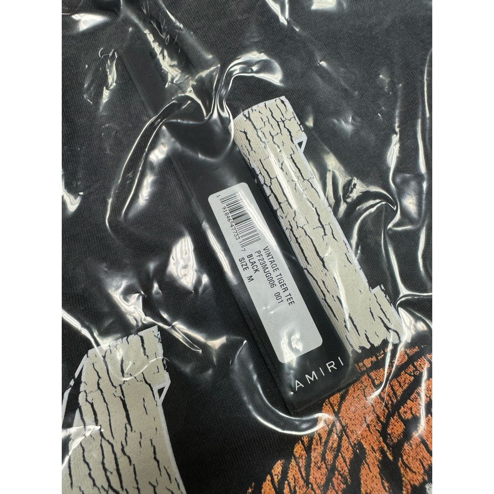Amiri o1rshd1 Q:2 / Vintage Tiger Tee T-Shirt in Black Size US M / EU 48-50 / 2 - 17 Thumbnail