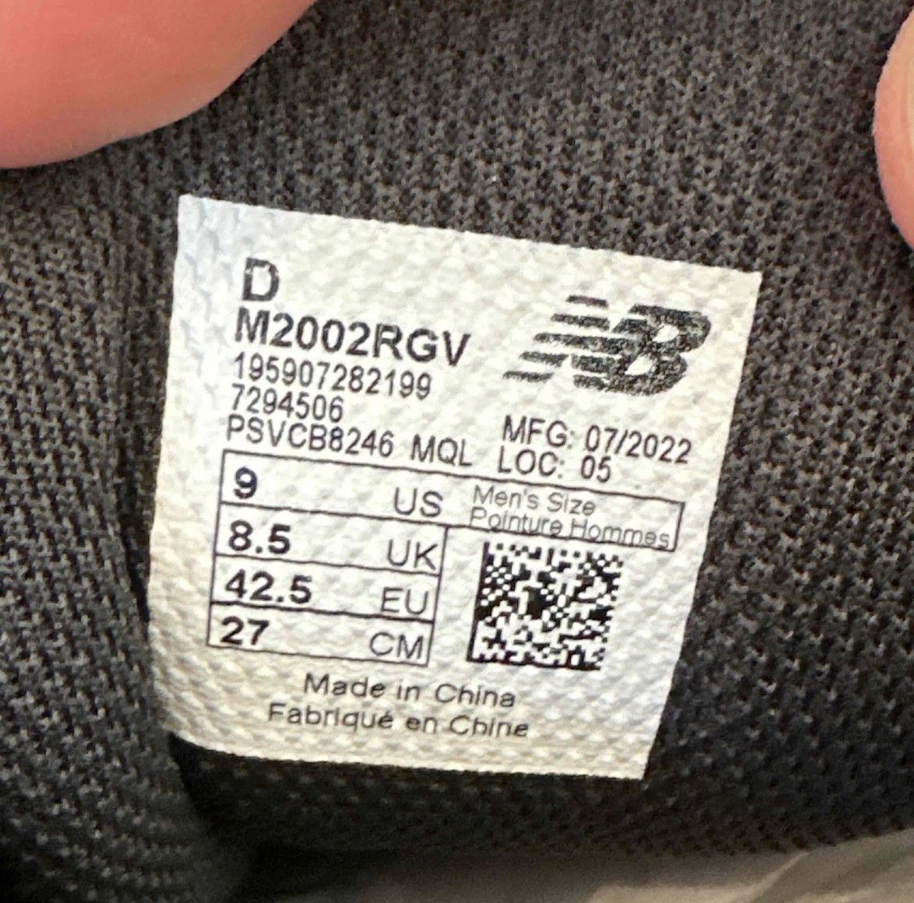 New Balance New Balance 2002R Black Grey Size US 9 / EU 42 - 7 Thumbnail