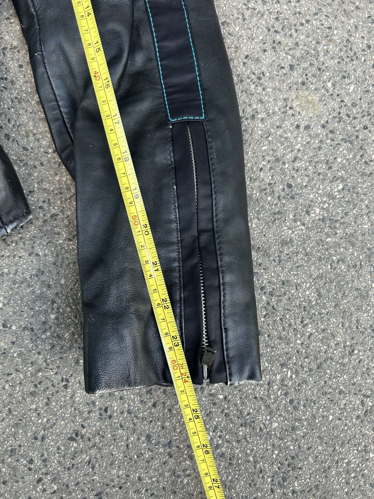 Diesel Vintage Diesel Y2K Leather Jacket Fitted Denim Moto Jacket Size M / US 6-8 / IT 42-44 - 24 Thumbnail
