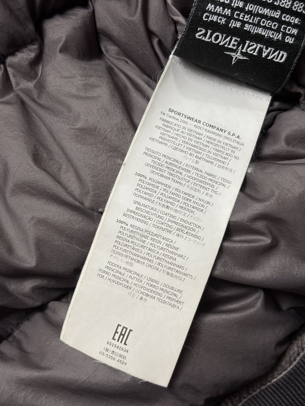 Stone Island Stone Island Garment Dyed Micro Yarn Down Jacket Casual Size US XL / EU 56 / 4 - 14 Thumbnail