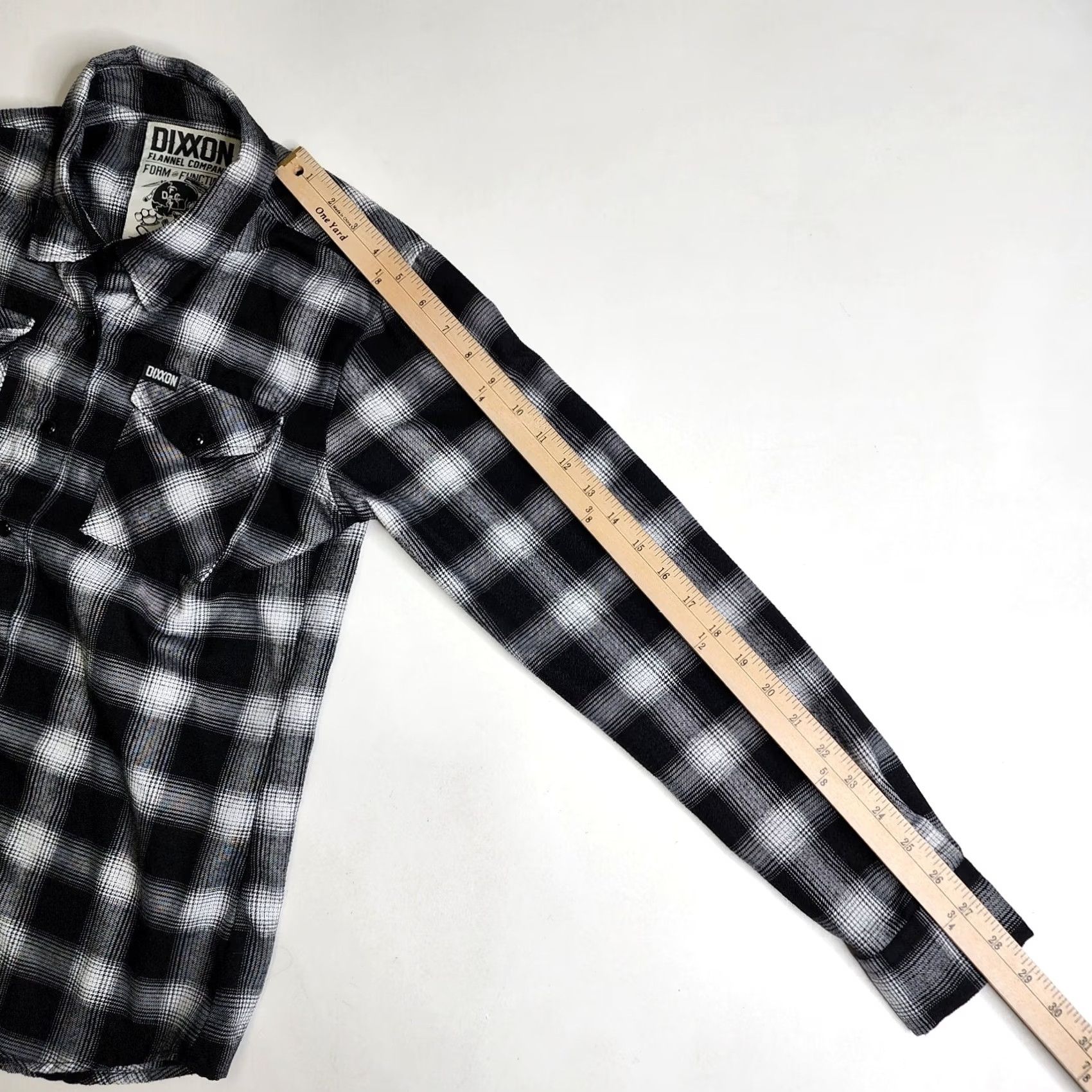 Vintage Dixxon Flannel Shirt Women's Medium Black Pearl Snap Size M / US 6-8 / IT 42-44 - 5 Thumbnail