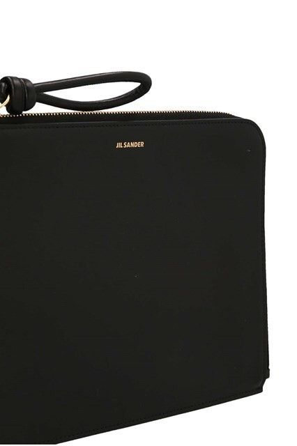 Jil Sander JIL SANDER Black Leather Clutch Bag New Size ONE SIZE - 3 Thumbnail