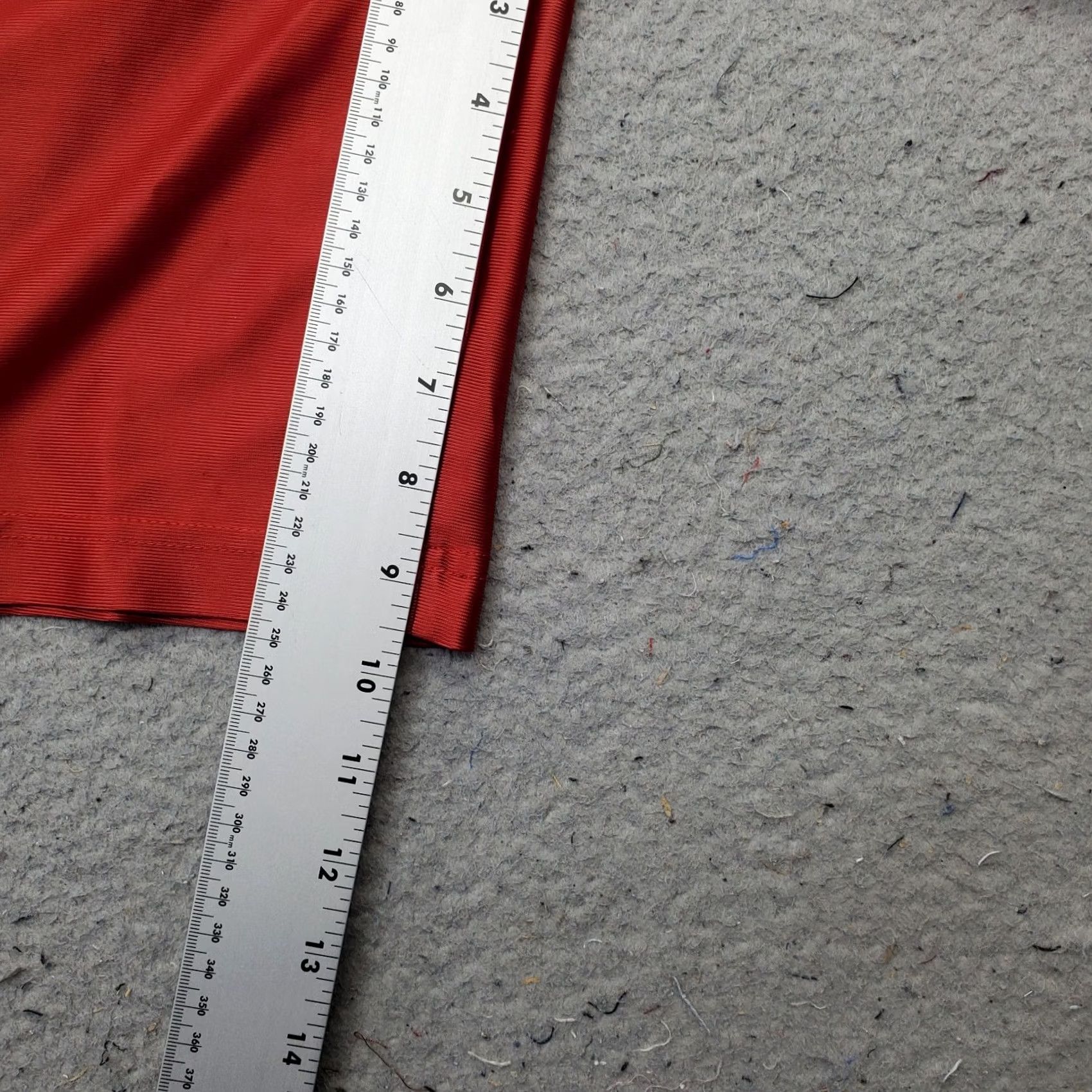 Nike Nike Basketball Shorts Mens M Red Stretch Athletic Running Elastic Waist Size US 31 - 4 Thumbnail
