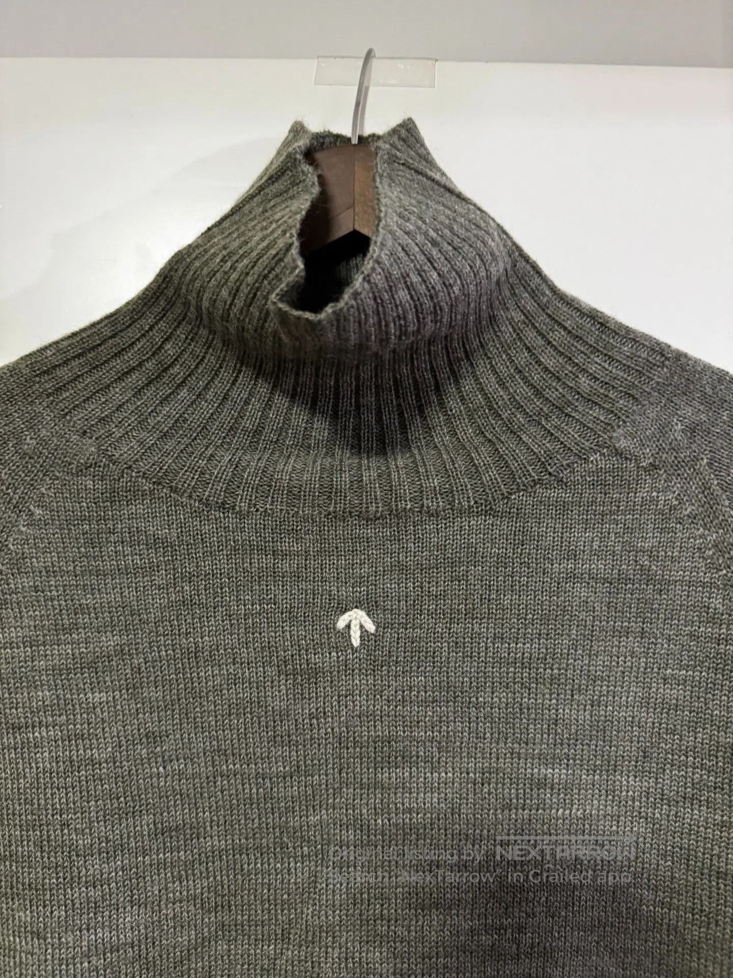 Nigel Cabourn Nigel Cabourn WWII Men's Green Turtleneck. Size US M / EU 48-50 / 2 - 3 Thumbnail
