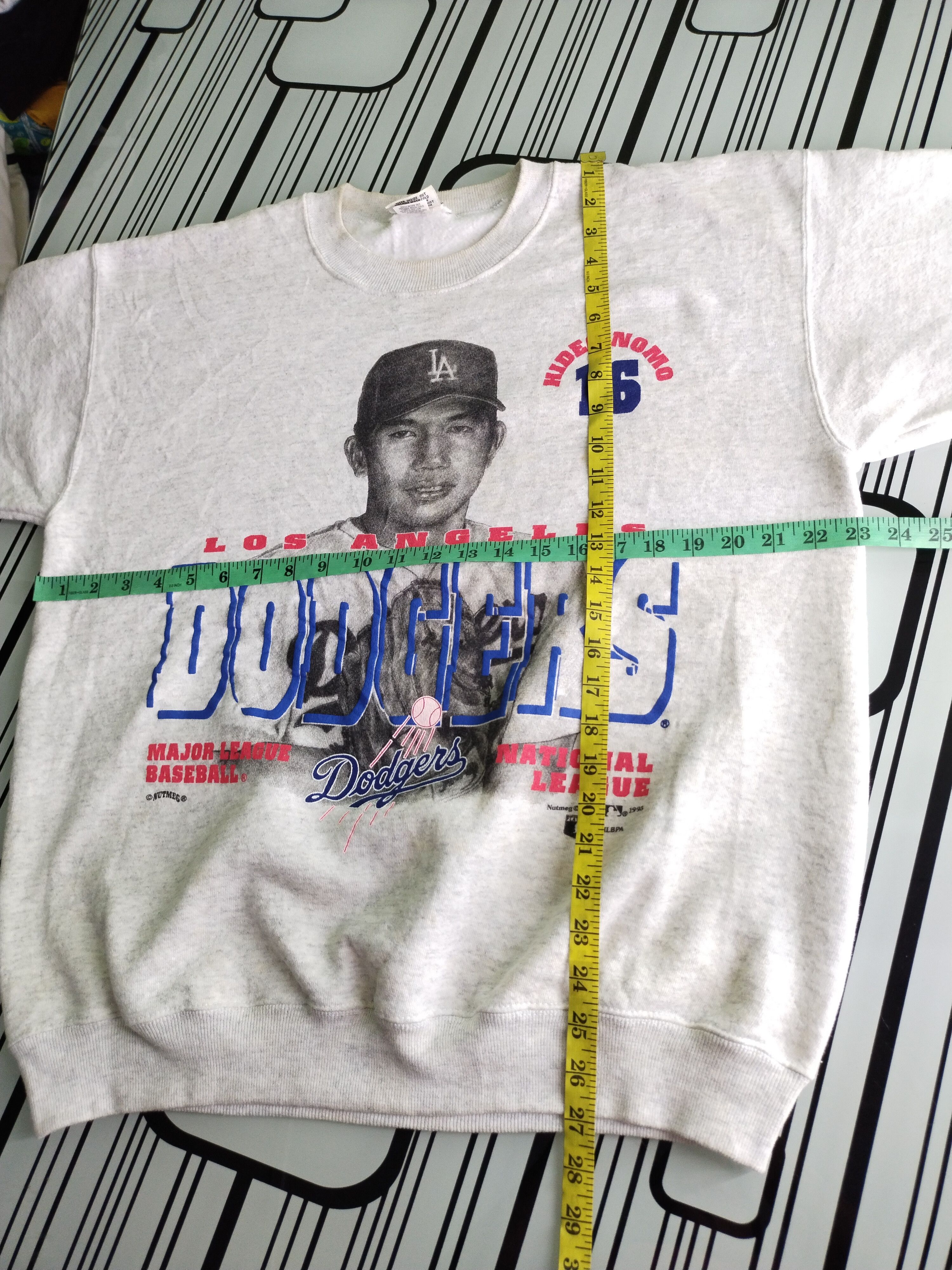 MLB × Nutmeg Vintage 1995 Hideo Nomo MLB MLBPA Sweatshirt Size US M / EU 48-50 / 2 - 14 Thumbnail