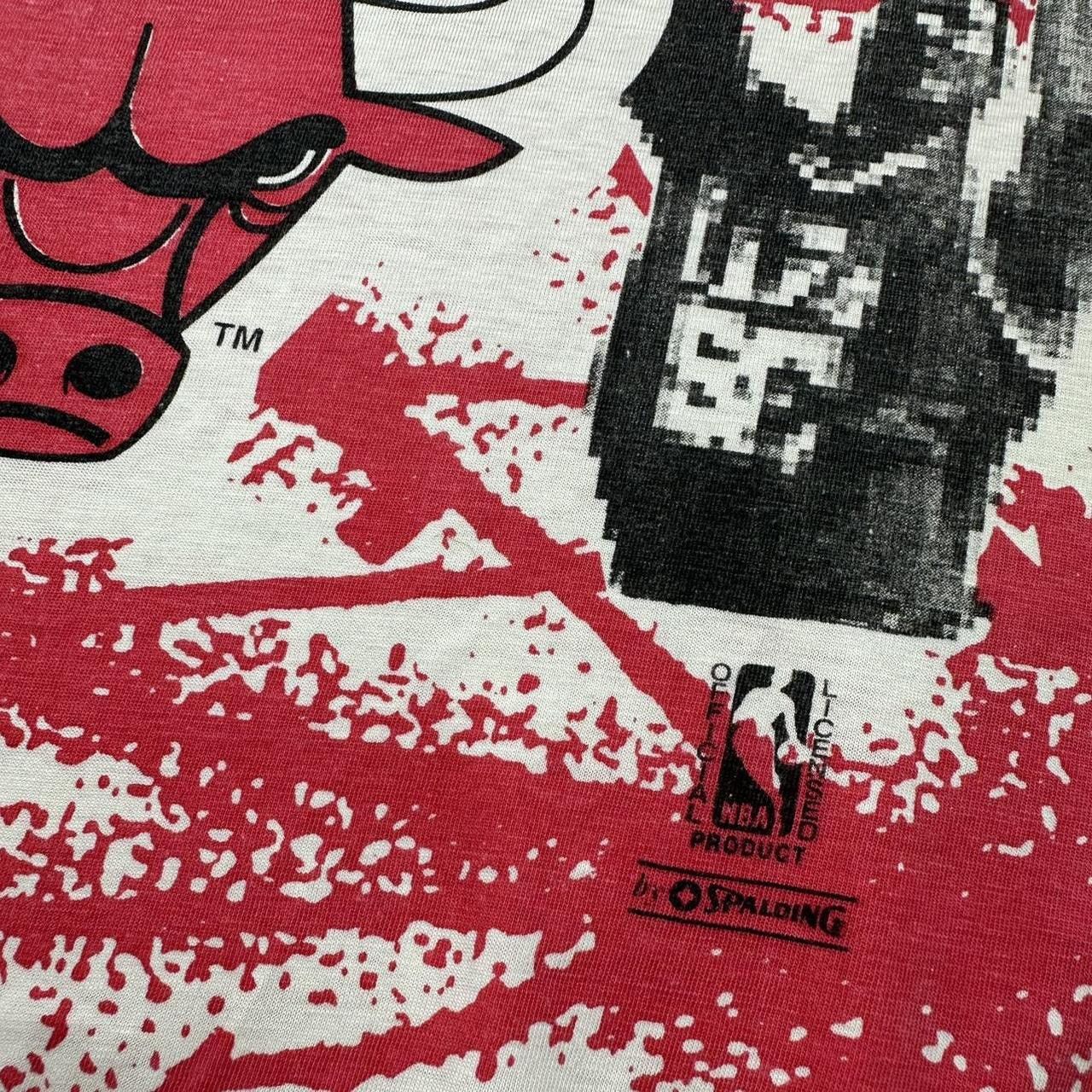 NBA × Spalding 90’s Spalding Chicago Bulls AOP t shirt Size US XL / EU 56 / 4 - 3 Thumbnail