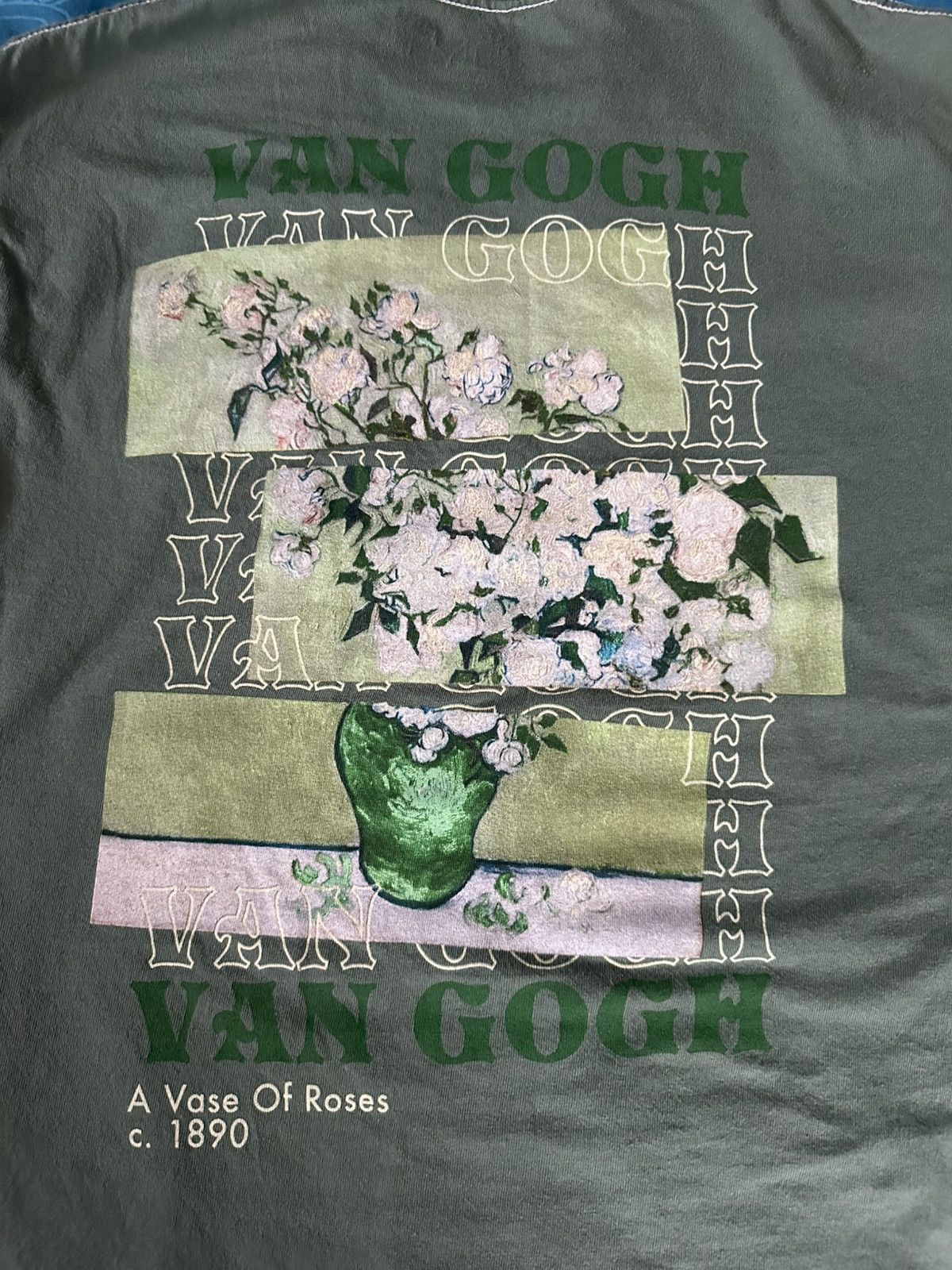 Arts & Science Van Gogh Vase of Roses T Shirt Size US M / EU 48-50 / 2 - 5 Thumbnail