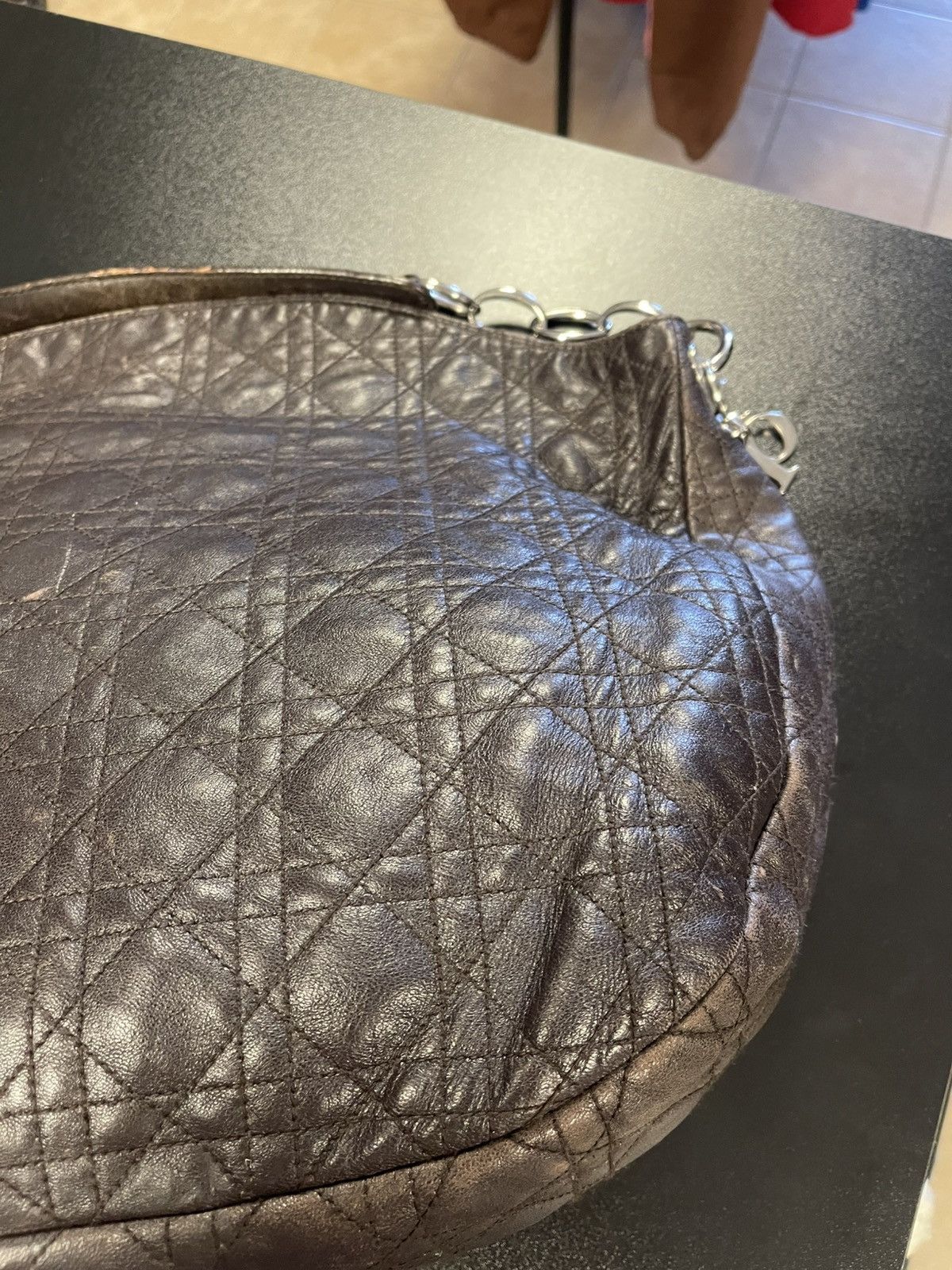Dior Christian Dior Sac de Ville Monogram Lining Vintage Size ONE SIZE - 3 Thumbnail
