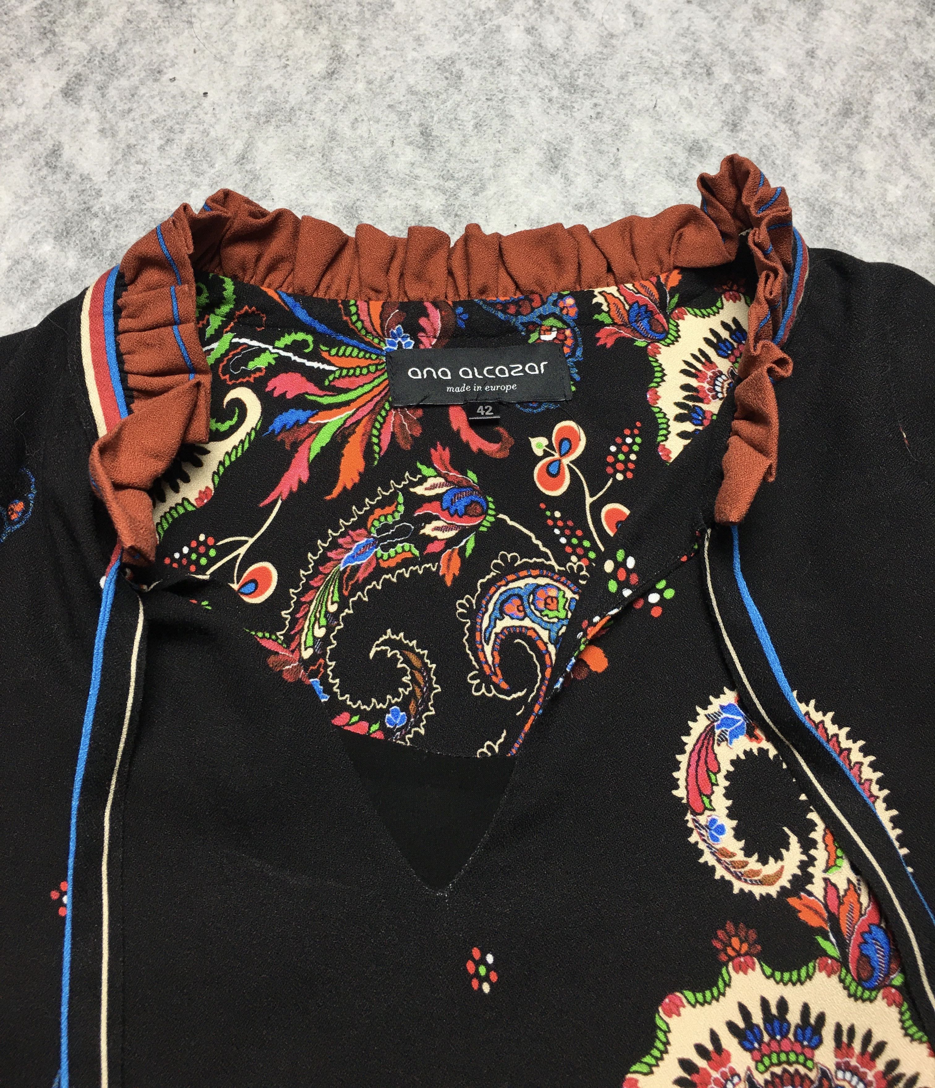 Other Ana Alcazar Paisley Print Dress Multi-coloured EU 42 Size M / US 6-8 / IT 42-44 - 9 Thumbnail