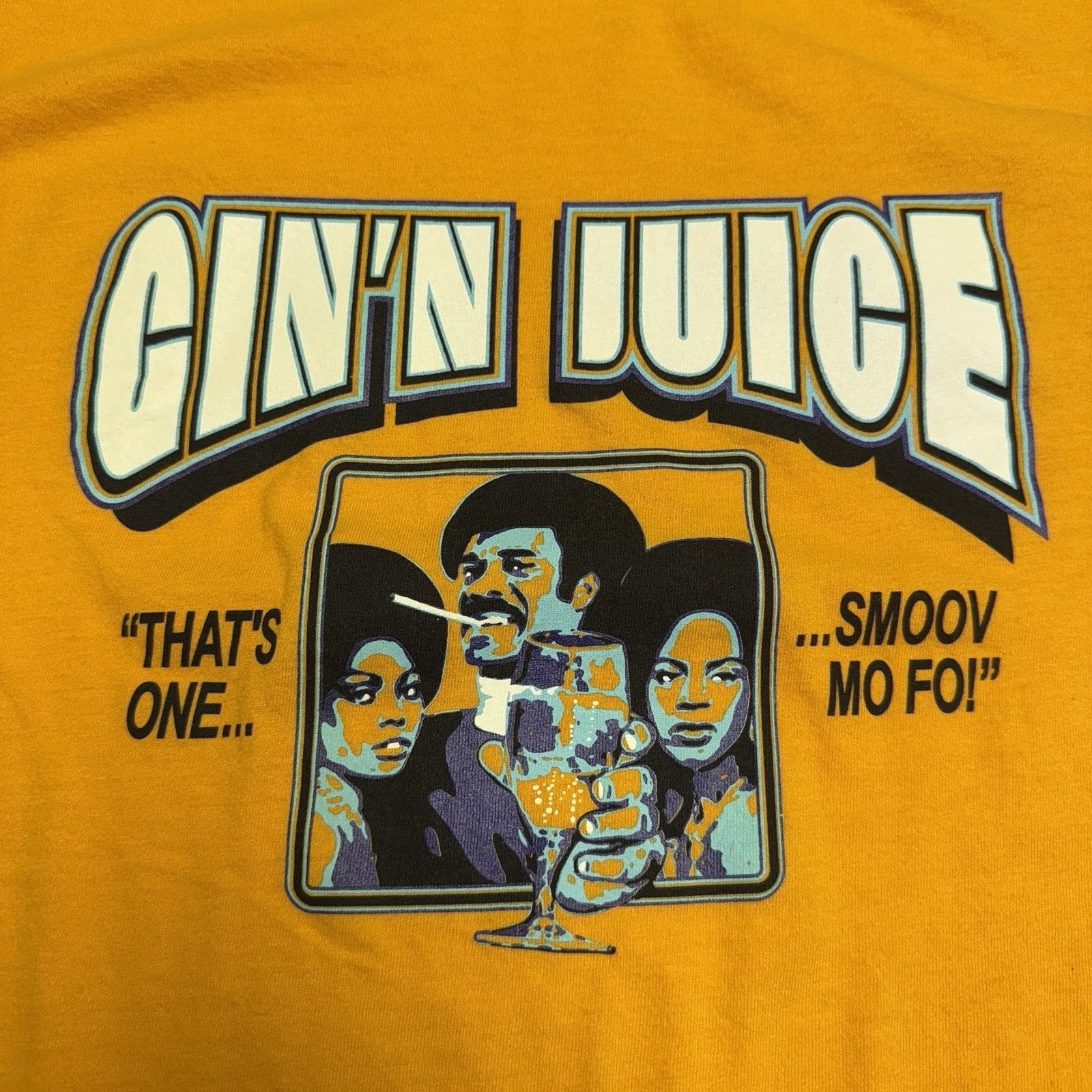 Vintage Vintage Y2K Mac Dre Gin'N Juice Smoov Mofo T Shirt Mens XXL Size US XXL / EU 58 / 5 - 5 Thumbnail