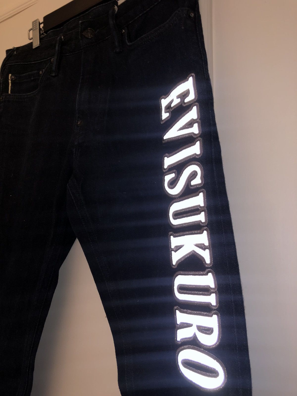 Evisu Evisu 30x32 Reflective Script Jeans *Rare* Size US 30 / EU 46 - 8 Thumbnail