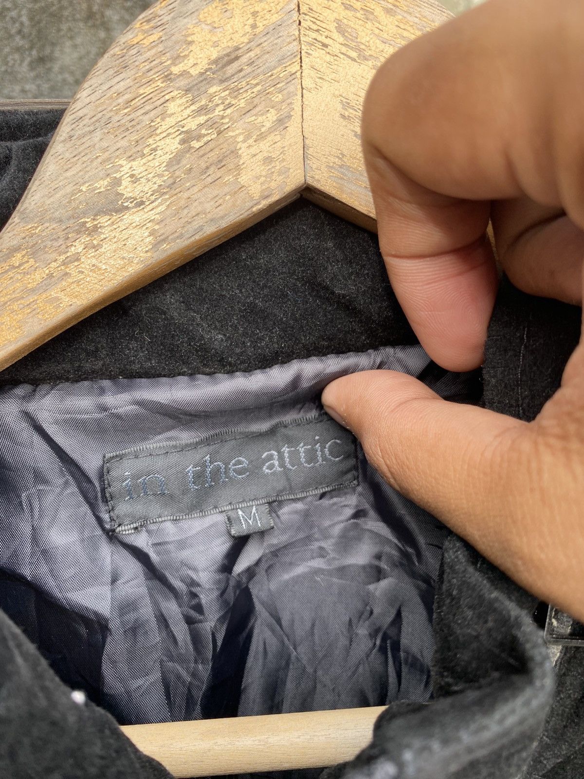 In The Attic In The Attic Velvet Black Utility Zip Jacket - Punk Style Size US M / EU 48-50 / 2 - 9 Thumbnail