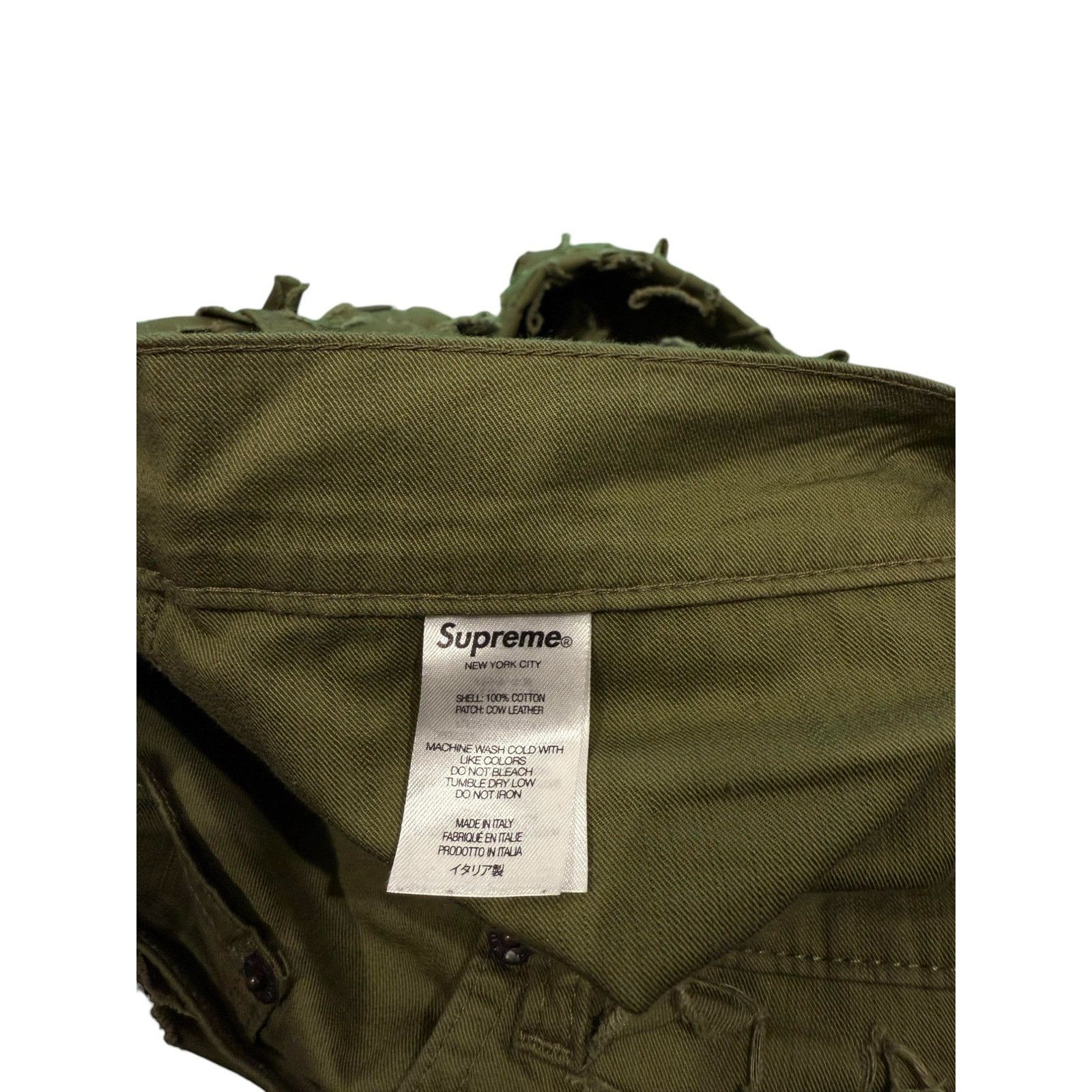 Supreme Supreme Griffin Denim Olive Jeans Size US 36 / EU 52 - 5 Thumbnail
