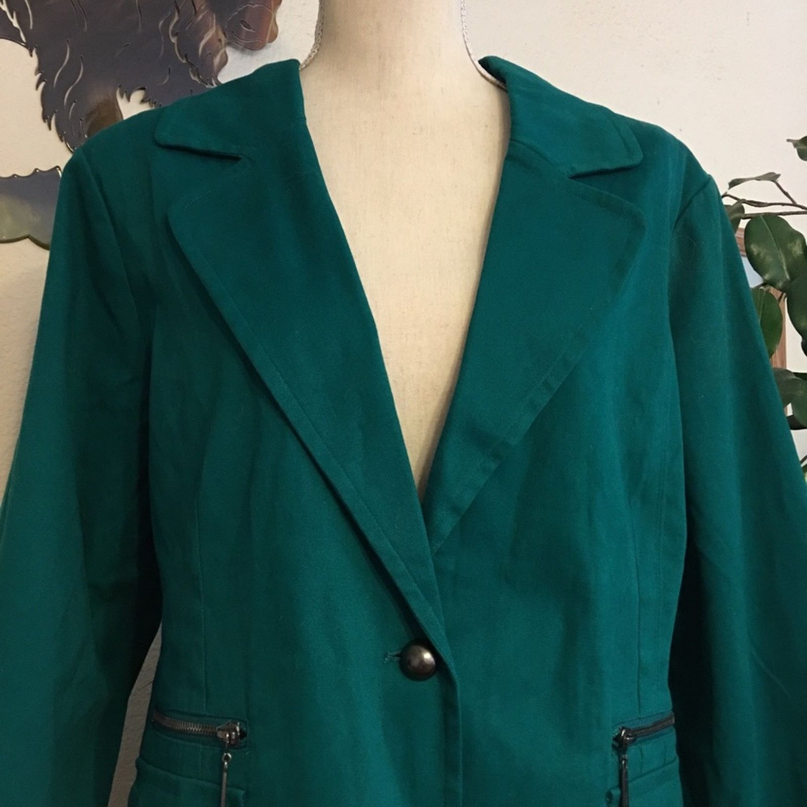 Other Linea by Louis Del’ Olio turquoise jacket NWOT XL Size XL / US 12-14 / IT 48-50 - 3 Thumbnail
