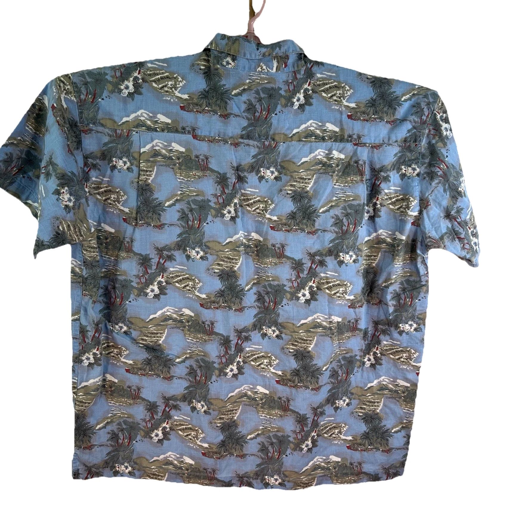 Vintage VINTAGE Wolverine Hawaiian Button Up Shirt Men’s 2XL Blue Short Sleeve UAE Made - Floral Pattern, Cotton, Casual Size US XXL / EU 58 / 5 - 2 Thumbnail