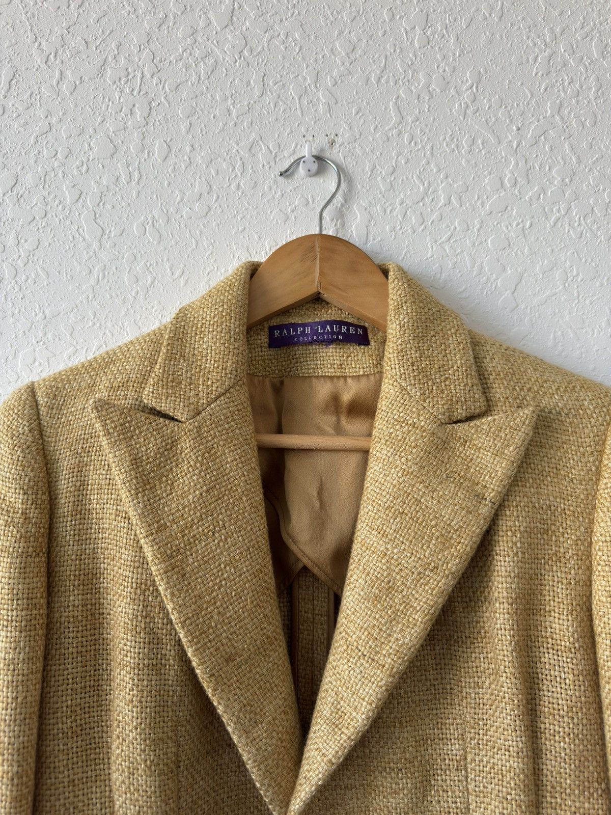 Ralph Lauren Purple Label × Vintage Ralph Lauren Purple Label Blazer Laine Wool Women Jacket Size S / US 4 / IT 40 - 17 Thumbnail