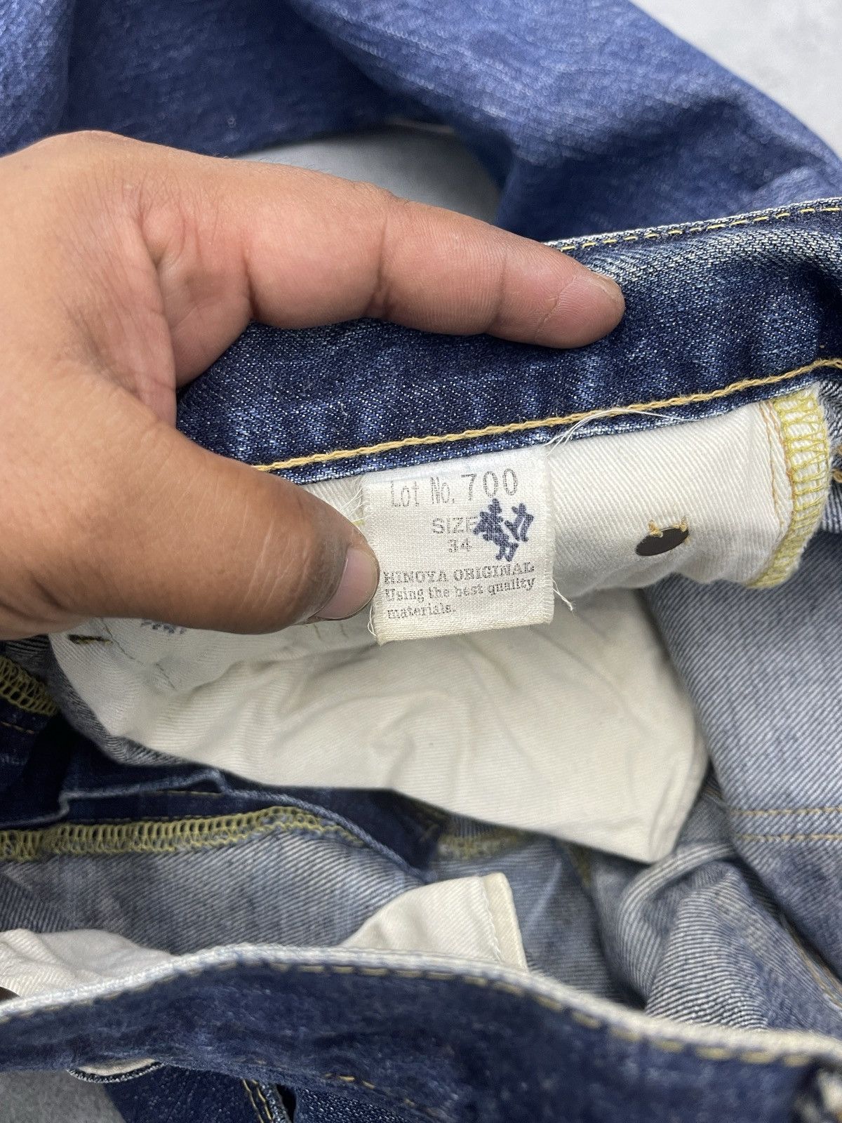 Burgus Plus × Japanese Brand ARCHIVE🔥BURGUS PLUS HINOYA DISTRESS DENIM Size US 34 / EU 50 - 17 Thumbnail