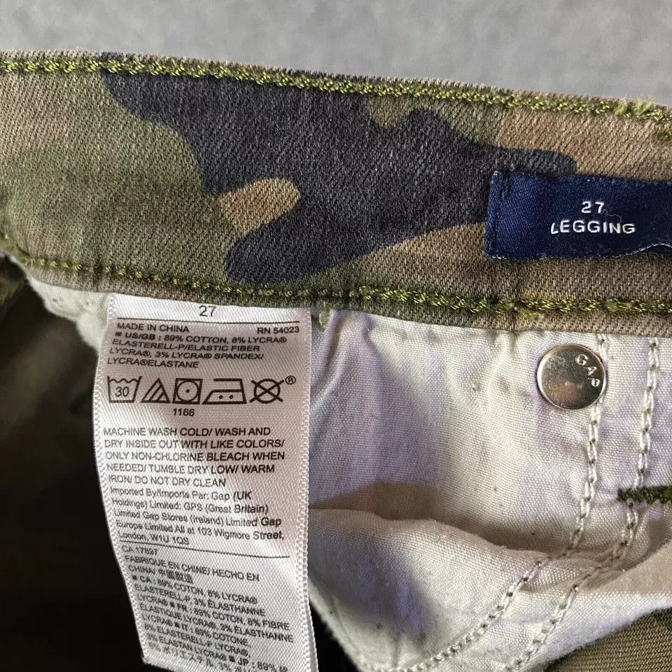 Gap Gap Jeans Women's Size 27 Leggings Camouflage Denim Size 27" / US 4 / IT 40 - 7 Thumbnail