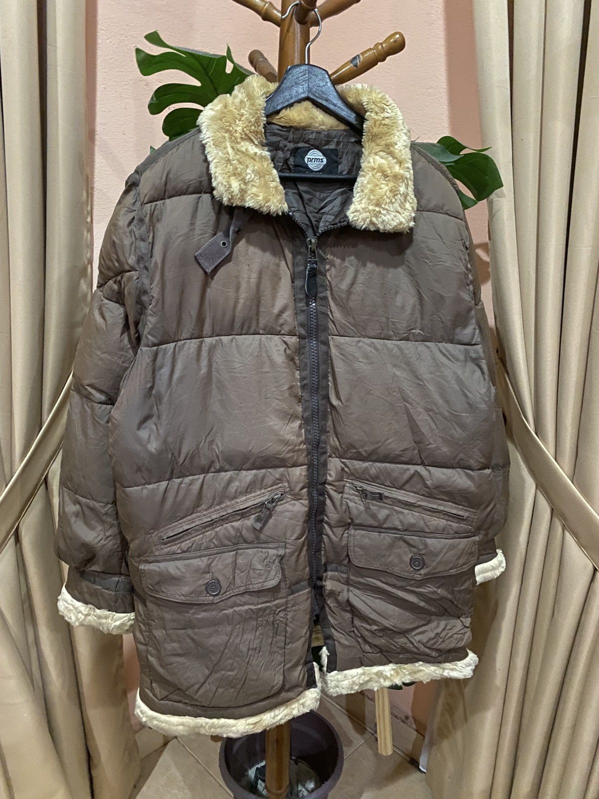 Other Vintage PRMS Shearling-Lined Puffer Jacket – Military Size US L / EU 52-54 / 3 - 3 Thumbnail