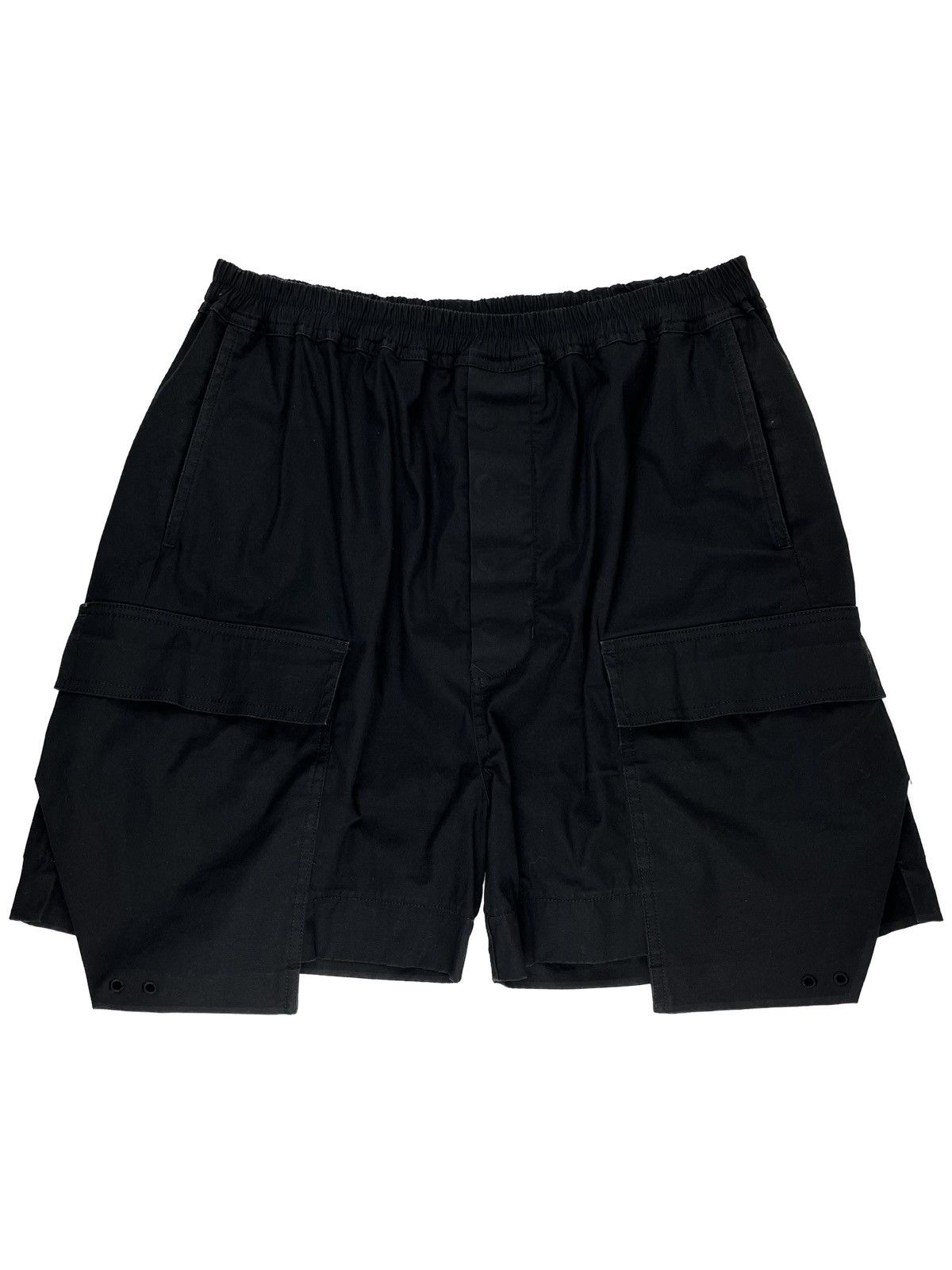 Pre-owned Rick Owens Ss16  Cyclops Runway Cargo Boxer Shorts Black