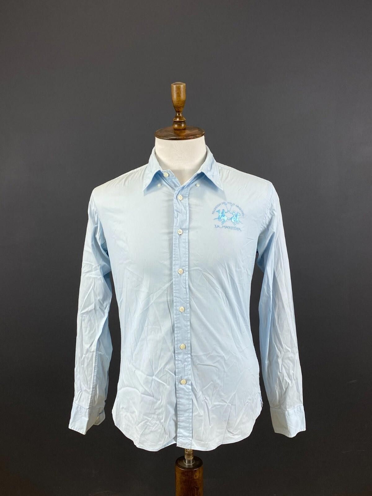 La Martina La Martina Buenos Aires Argentina Blue Shirt Size M Size US M / EU 48-50 / 2 - 1 Thumbnail