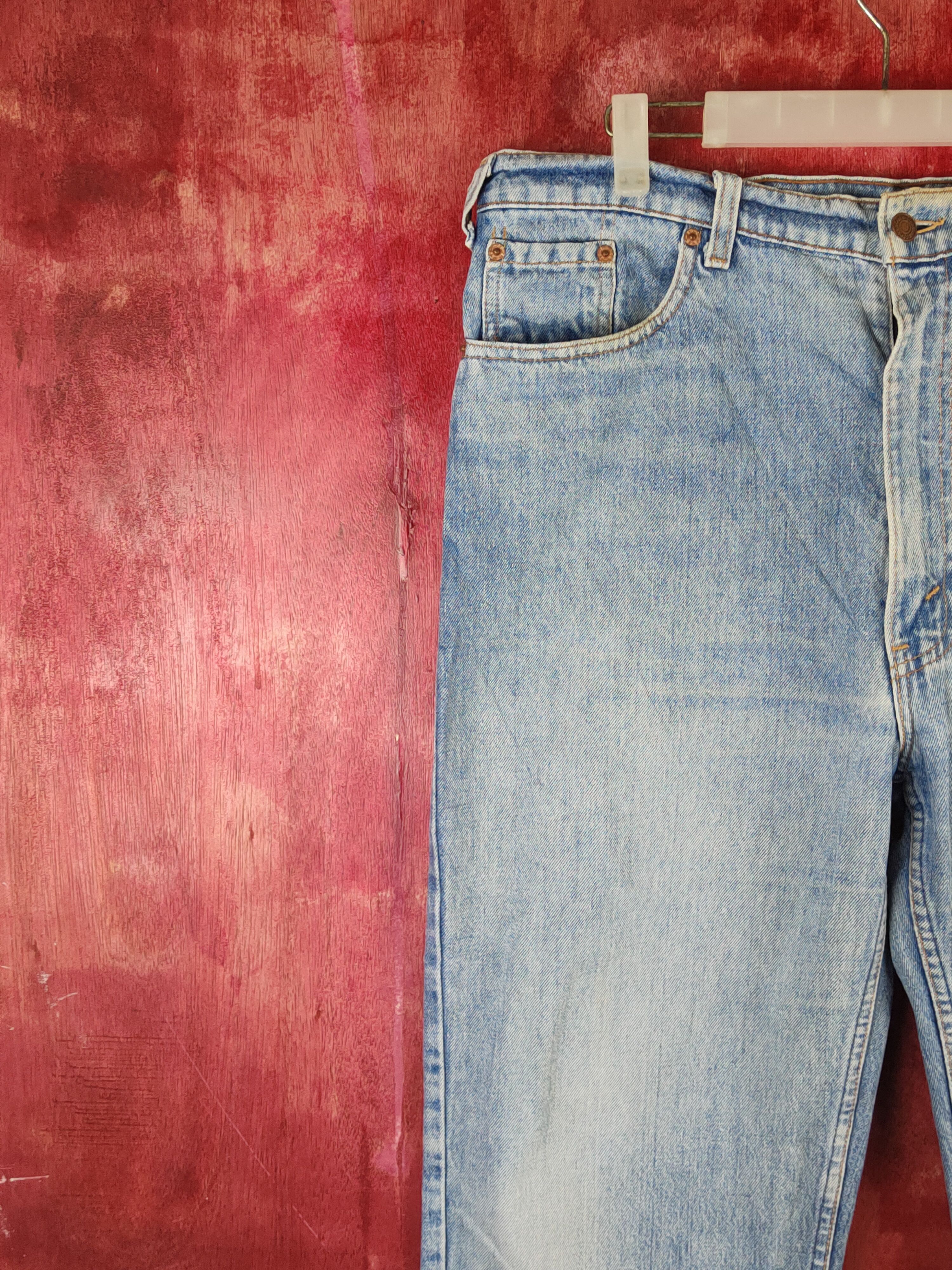 Levi's Levi's Blue Faded Distressed Ripped Jeans #S1667 Size US 39 - 3 Thumbnail