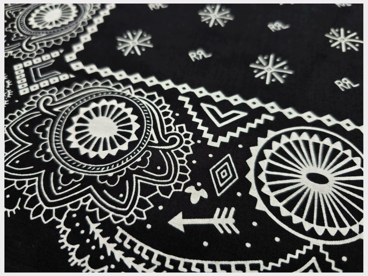 RRL Ralph Lauren RRL Bandana COTTON Scarf handkerchief Size ONE SIZE - 7 Thumbnail