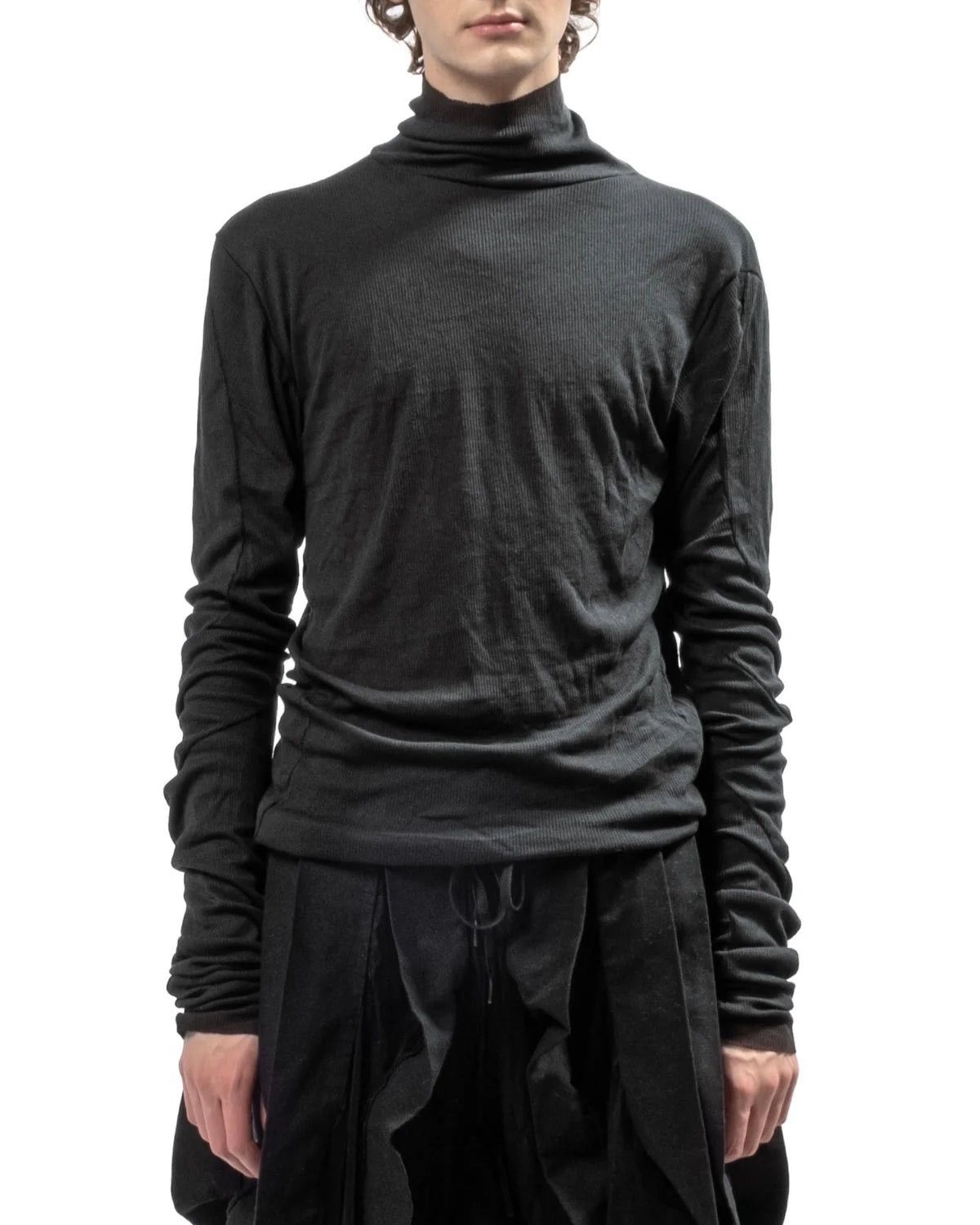 Jordan Arthur Smith Jordan Authur Smith BLACK SINGLE-LAYER TURTLENECK Size US M / EU 48-50 / 2 - 3 Thumbnail