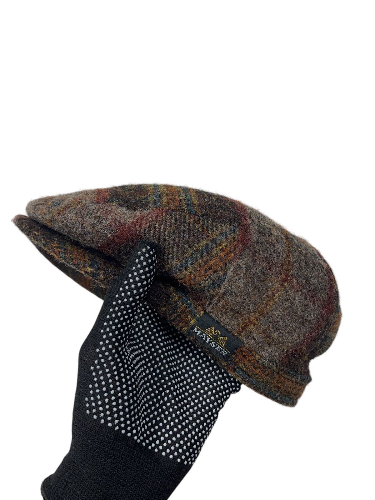 Vintage Vintage Mayser Wool Plaid Flat Hat Cap British Style Size ONE SIZE - 5 Thumbnail